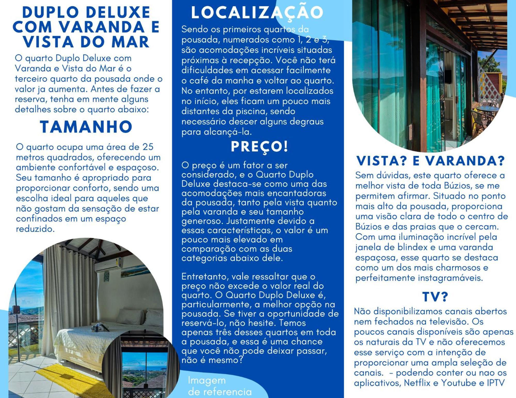 Hotel Bella Vista Ocean View Búzios Exterior foto Brochure of a hotel