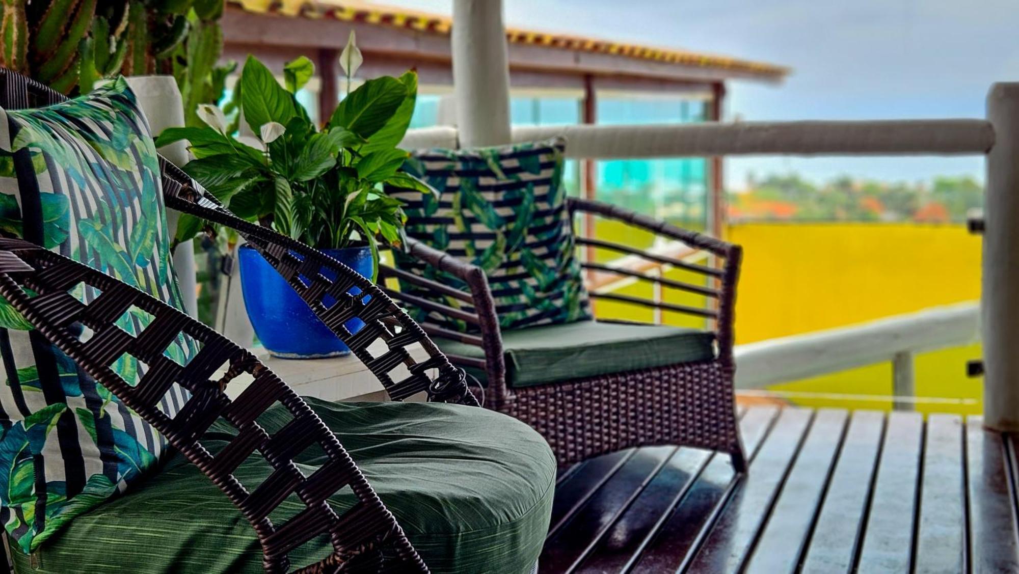 Hotel Bella Vista Ocean View Búzios Exterior foto A balcony in a condominium
